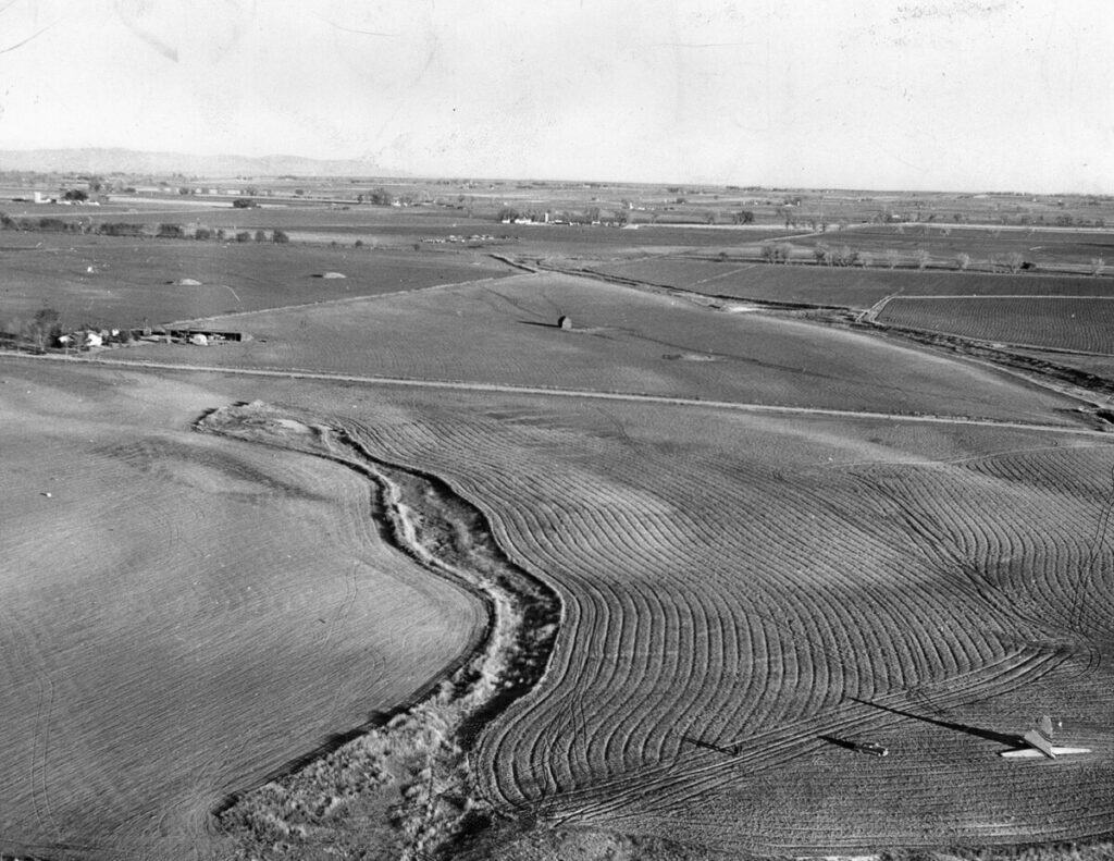 The Longmont Sugar Beet Farm Where Wreckage of United Flight 629 Plane Crash Was Found in 1955