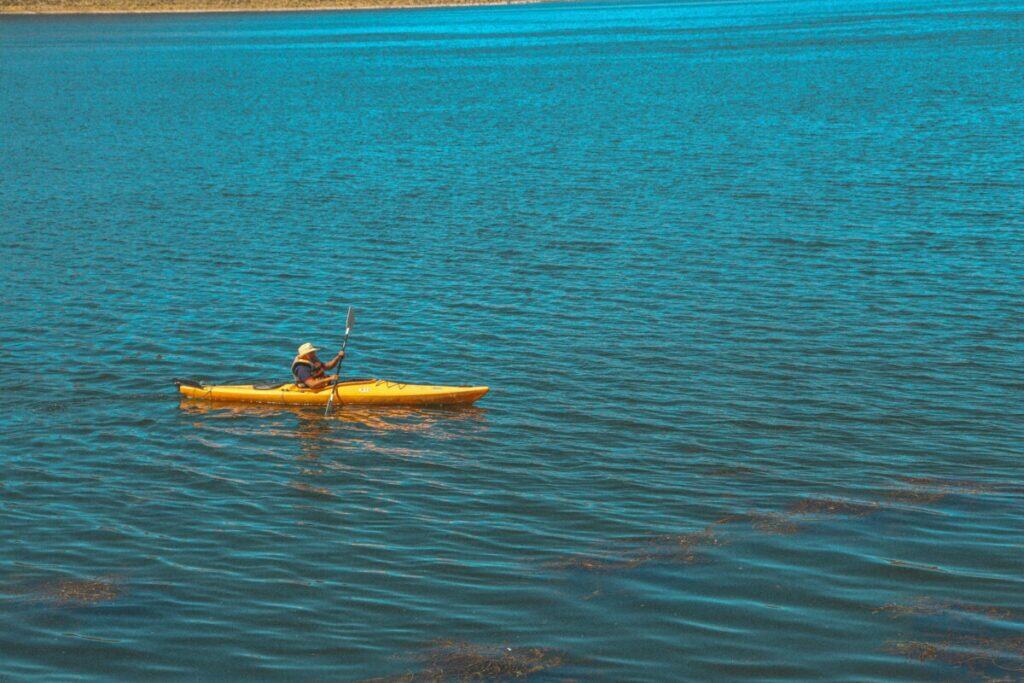 Kayaking on McIntosh Lake in Longmont