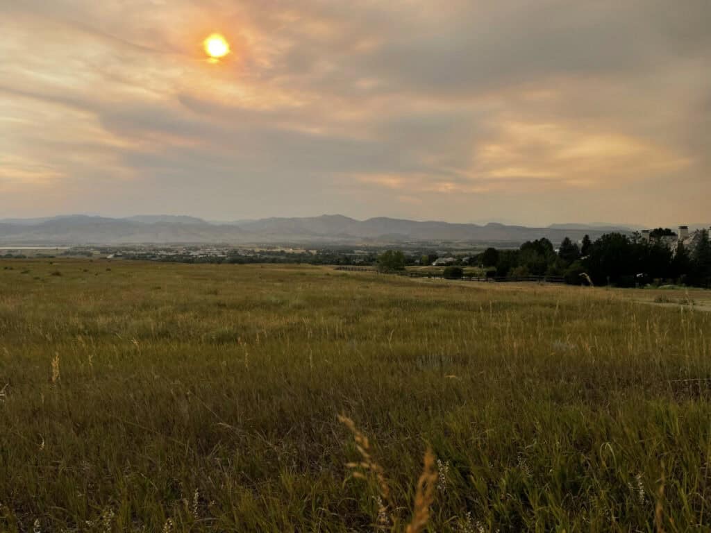 Colorado Wildfire Smoke Near Longmont - Niwot, CO - Longmont Ledger