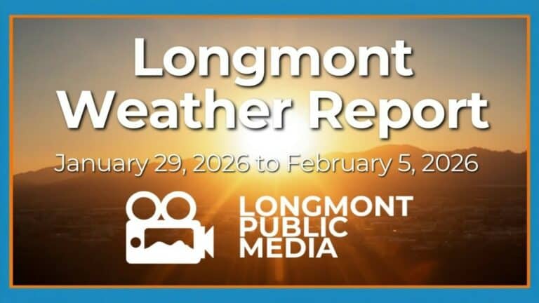 video thumbnail for 'Longmont Weather Report - January 29 - February 5, 2026'