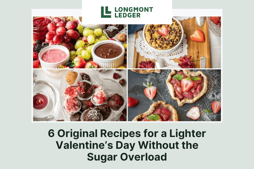 Light Valentine’s Day recipes without sugar by Wendy McMillan, Longmont food photographer and recipe developer