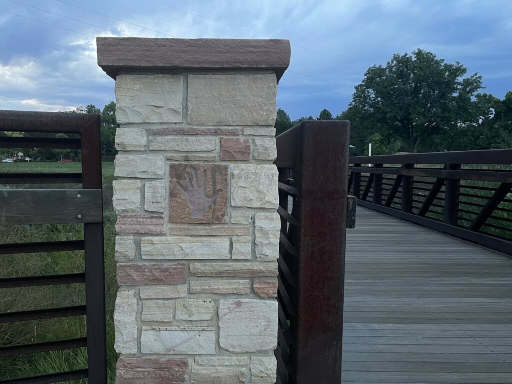 Chief Niwot Handprint in Kanemoto Park - Life of Chief Niwot - Longmont Ledger