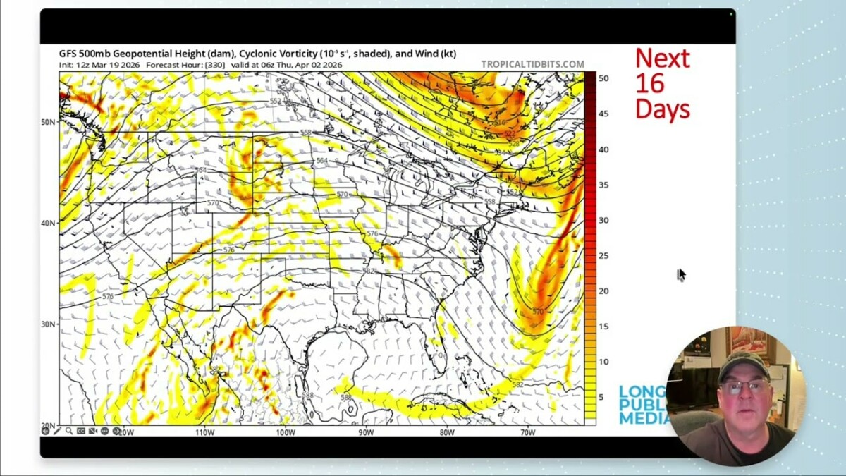 video thumbnail for 'Longmont Weather Report - March 19, 2026 to March 26, 2026'