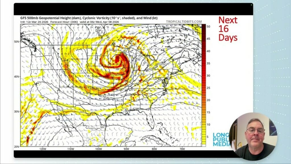 video thumbnail for 'Longmont Weather Report - March 26, 2026 to April 2, 2026'