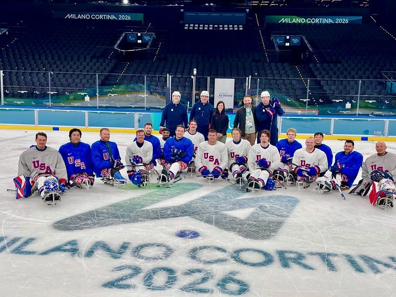 Team USA Men's Sled Hockey Team featured 3 Colorado Paralympians in 2026