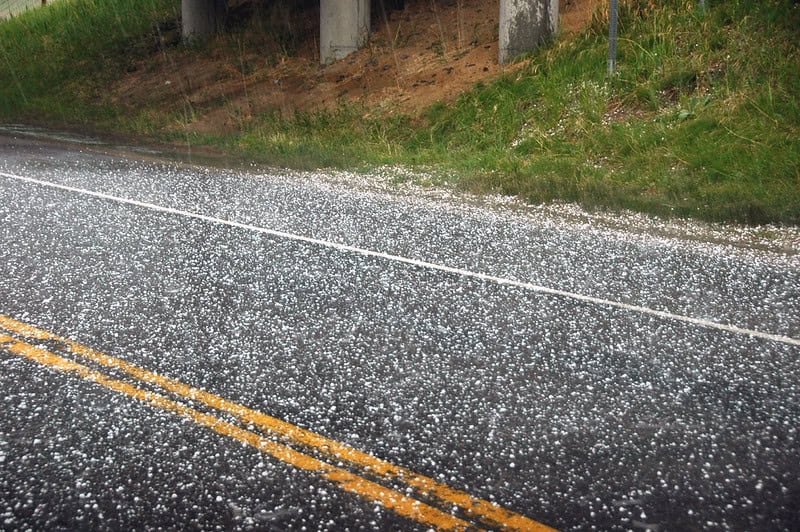 Hailstones During Colorado Hail Season - Hail Property Damage - Longmont Ledger